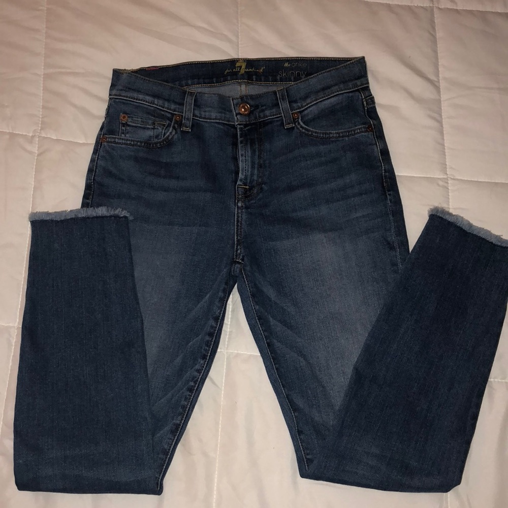 7 For All Mankind The Ankle Skinny size 26